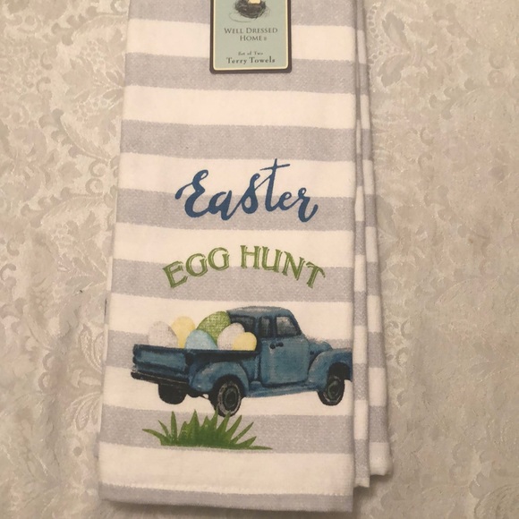 NWT Well Easter kitchen towels - Picture 1 of 2